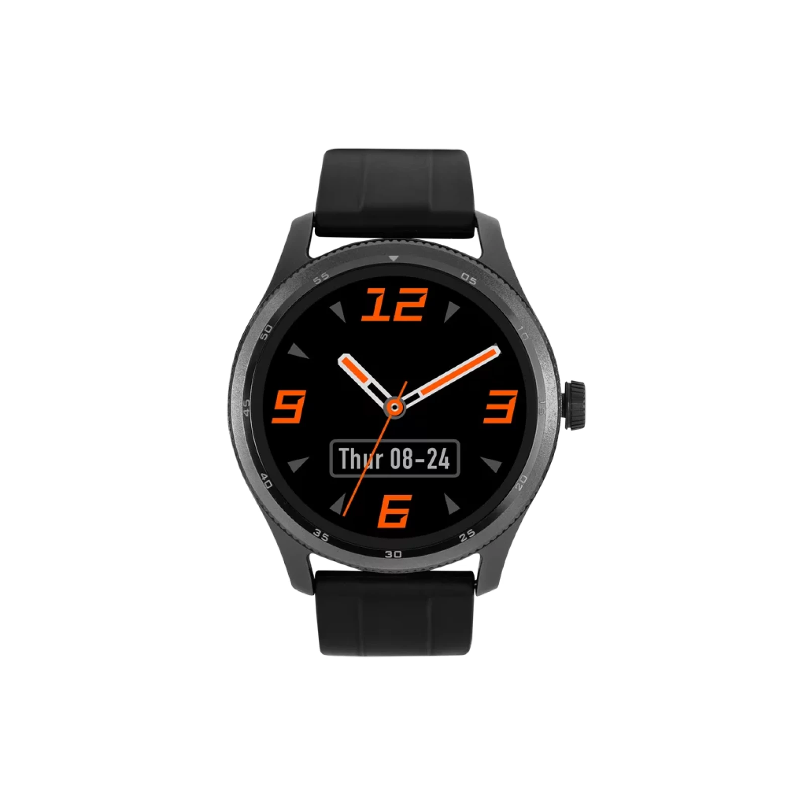 Smart часовник ttec Tempus 35mm TFT Screen Circular Metal Casing Smart Watch - Черен