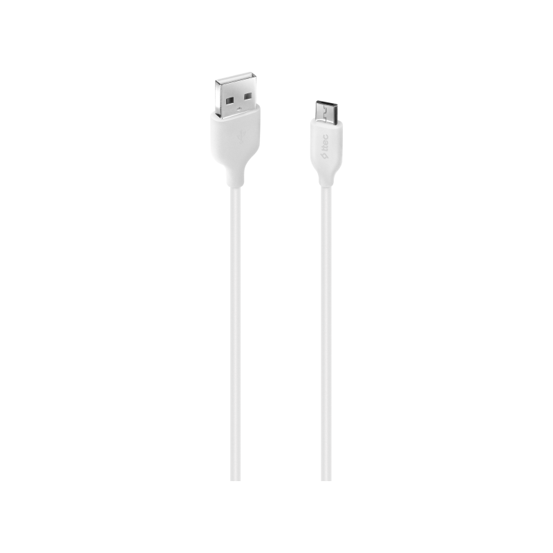 Кабел Micro USB Charge/Data Cable  - Бял,116907