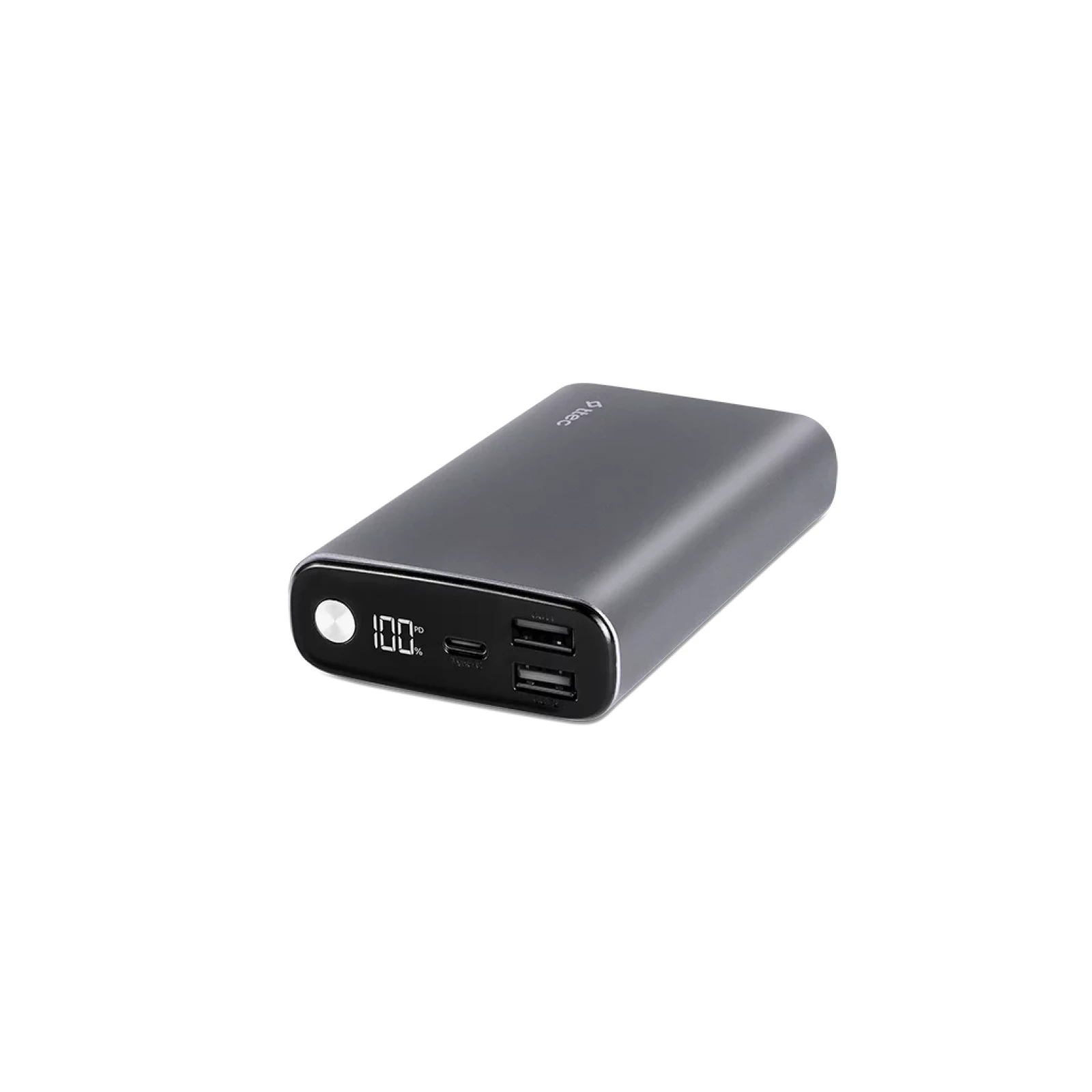 Външна батерия ttec ReCharger Pro LCD 15.000mAh  PD 65W  Powerbank S - Сива