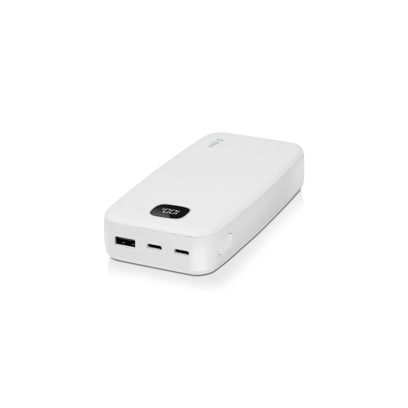 Външна батерия ttec, ChargeUp Pro, LCD, 20.000mAh PD 20W, Бяла