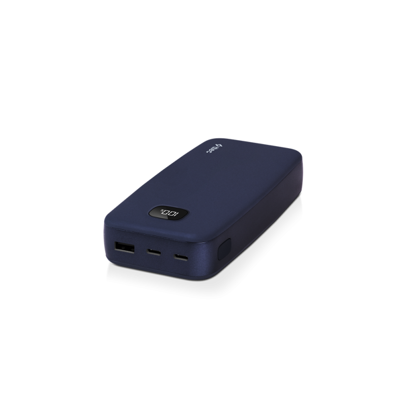 Външна батерия ttec, ChargeUp Pro, LCD, 20.000mAh PD 20W, Синя