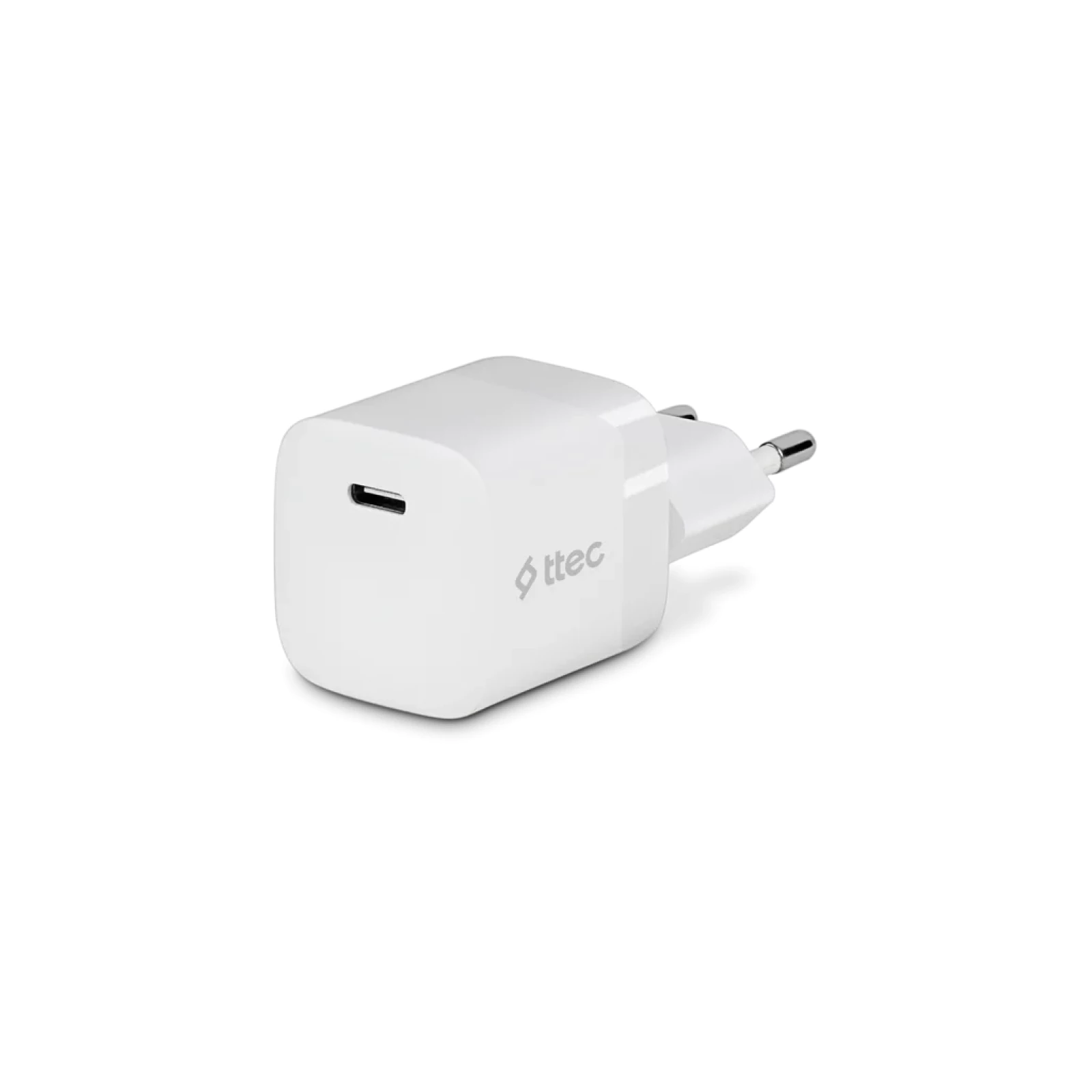 Адаптер ttec,  SmartCharger, PD, 220 V, 30W USB-C,  Бял