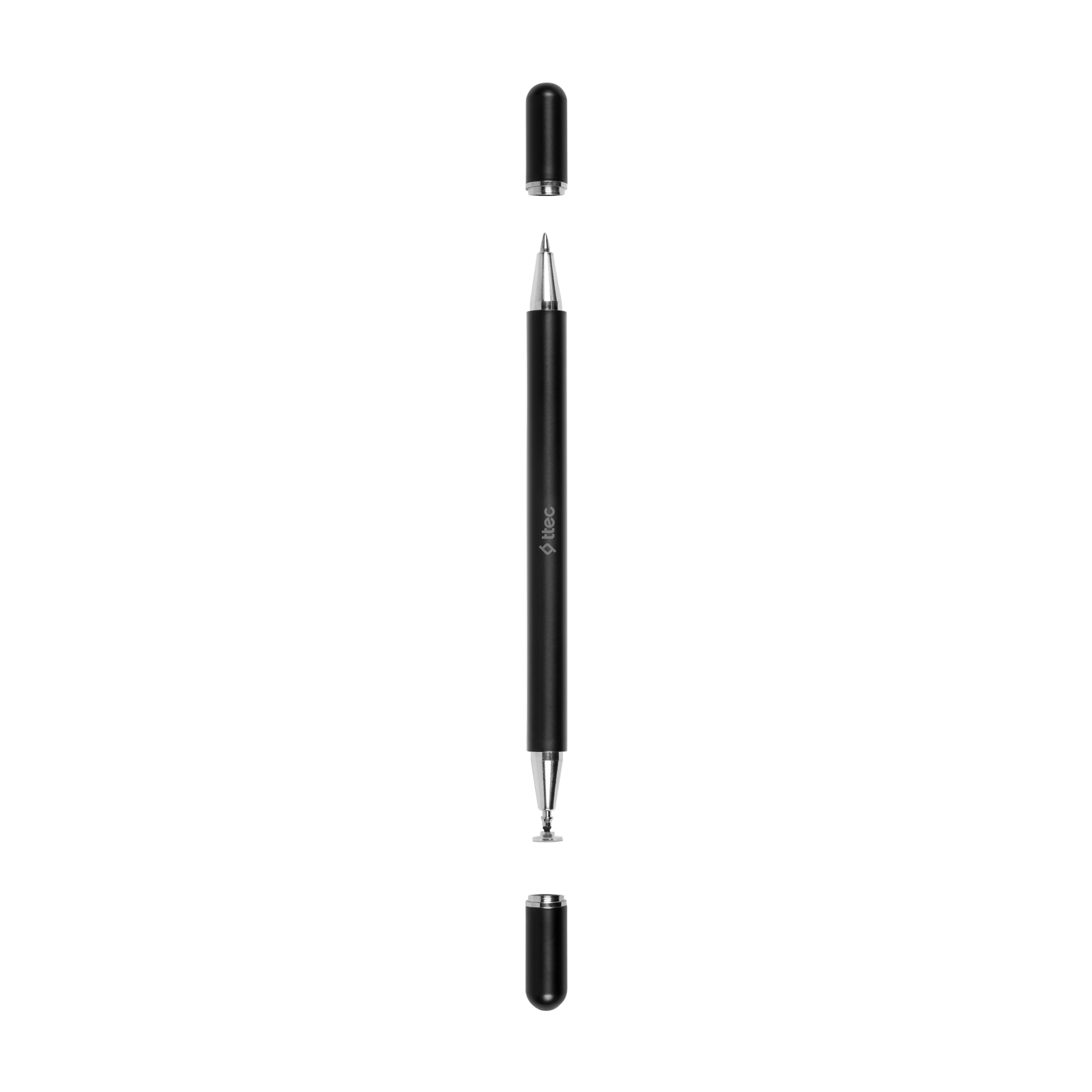 Стилус ttec TouchPen S 2 in1 stylus - Черен