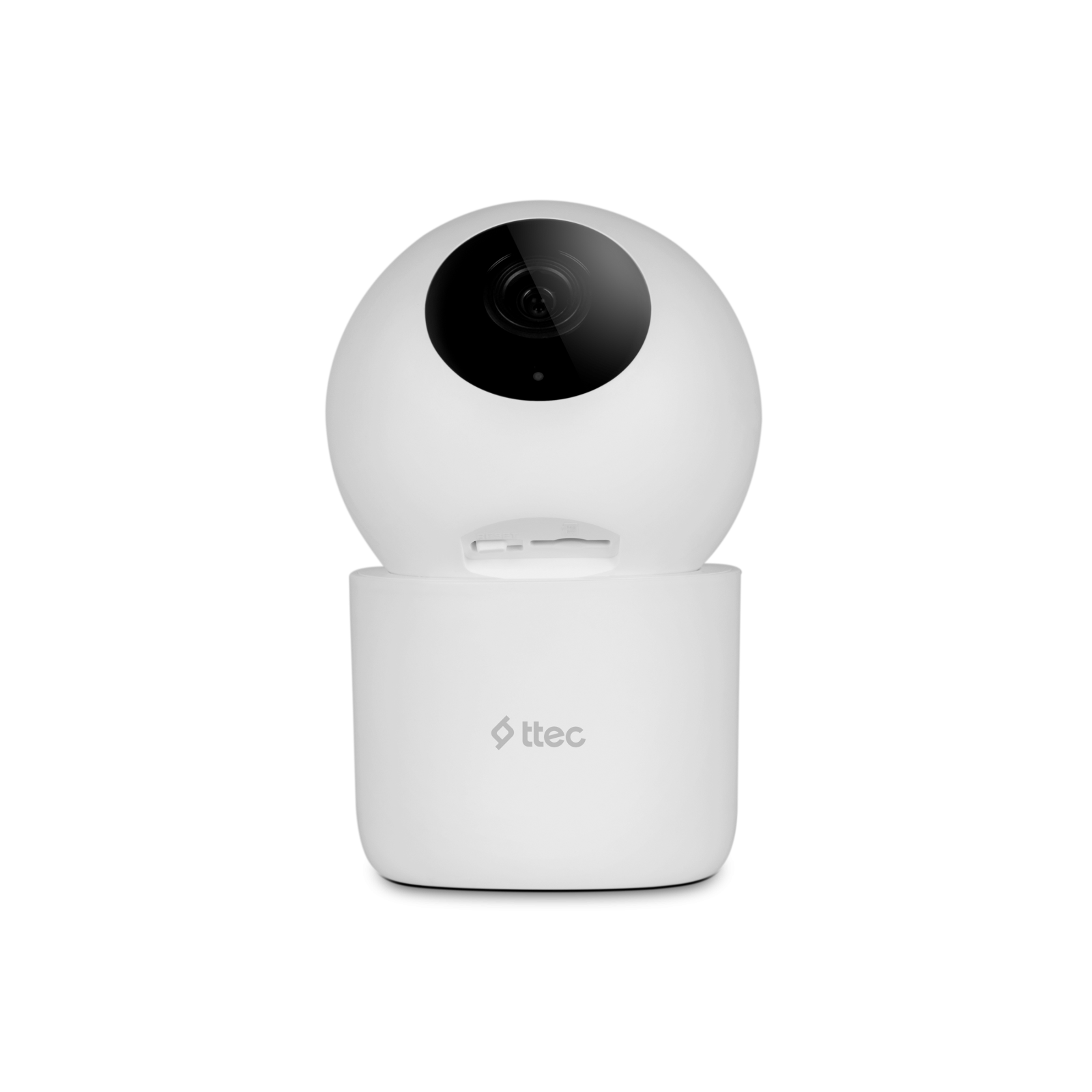 Wireless камера ttec, Wizi Pro 2, Full HD, 360° ,Plug and Play, Wi-Fi Smart Camera, Бяла