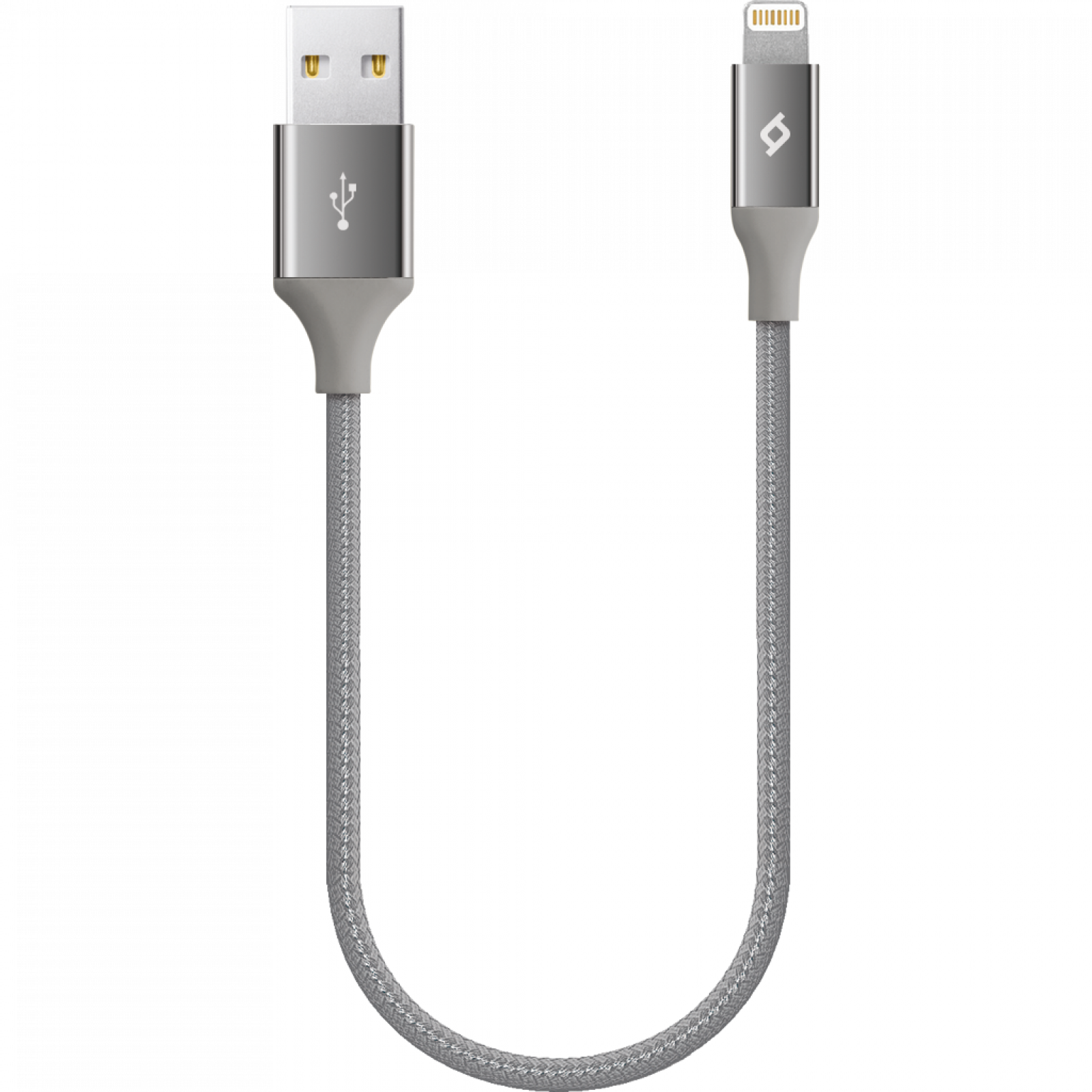 Кабел ttec AlumiCable Ligthning USB Charge / Data Mini Cable , 30cm , Space Gray