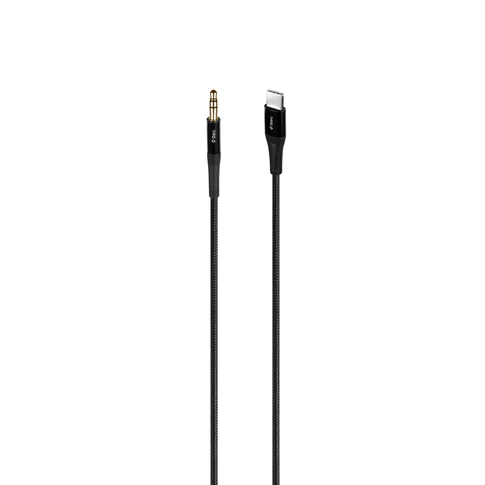 Кабел ttec Aux - USB-C Audio Cable 100cm - Черен