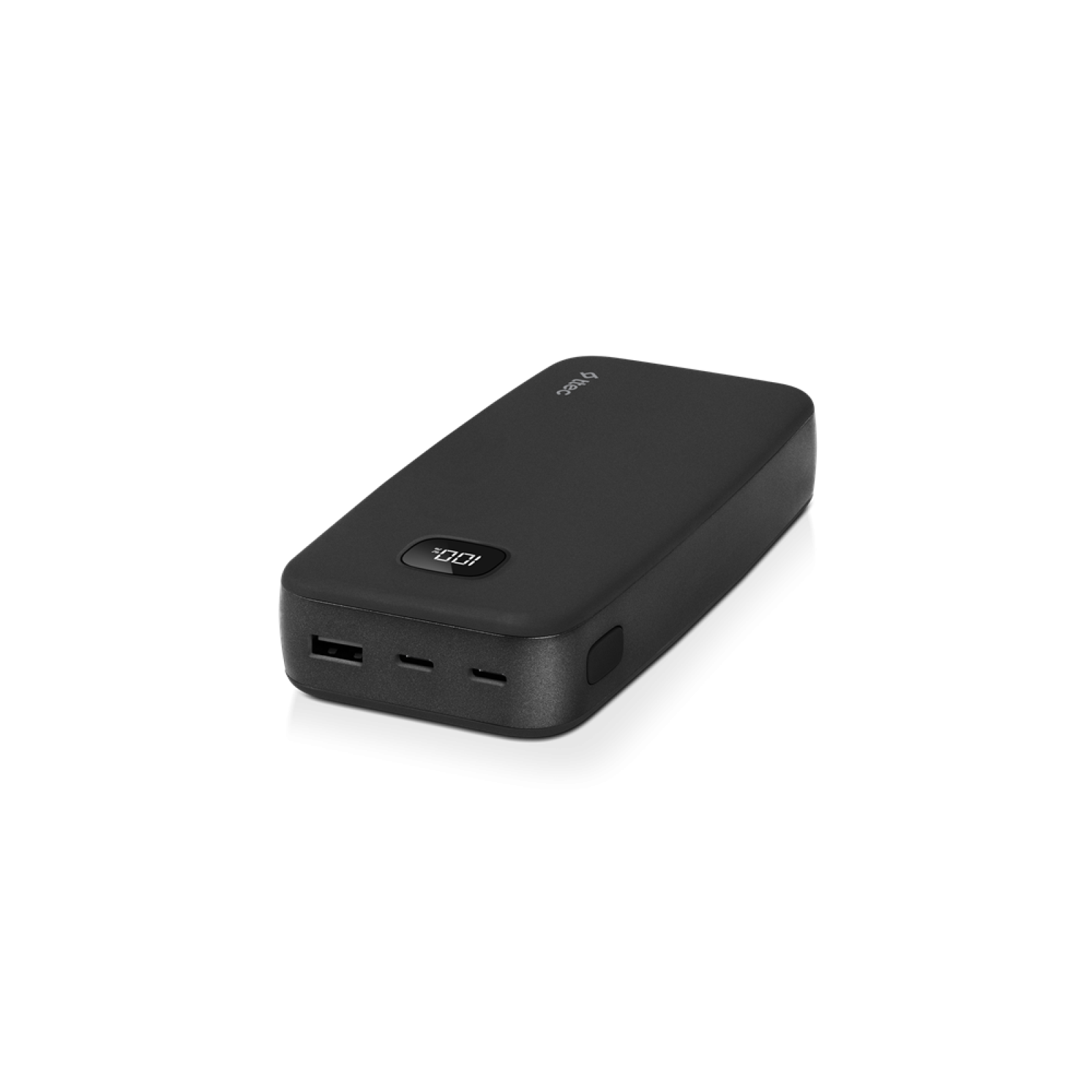 Външна батерия ttec ChargeUp LCD 20.000mAh Powerbank - Черна