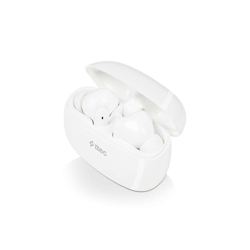 Bluetooth слушалки ttec AirBeat Snap Wireless Headsets - Бели