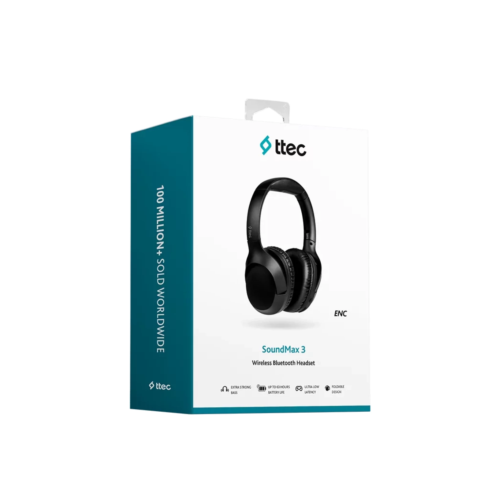 Bluetooth слушалки ttec SoundMax 3 Wireless On EarBT Stereo Headset - Черни