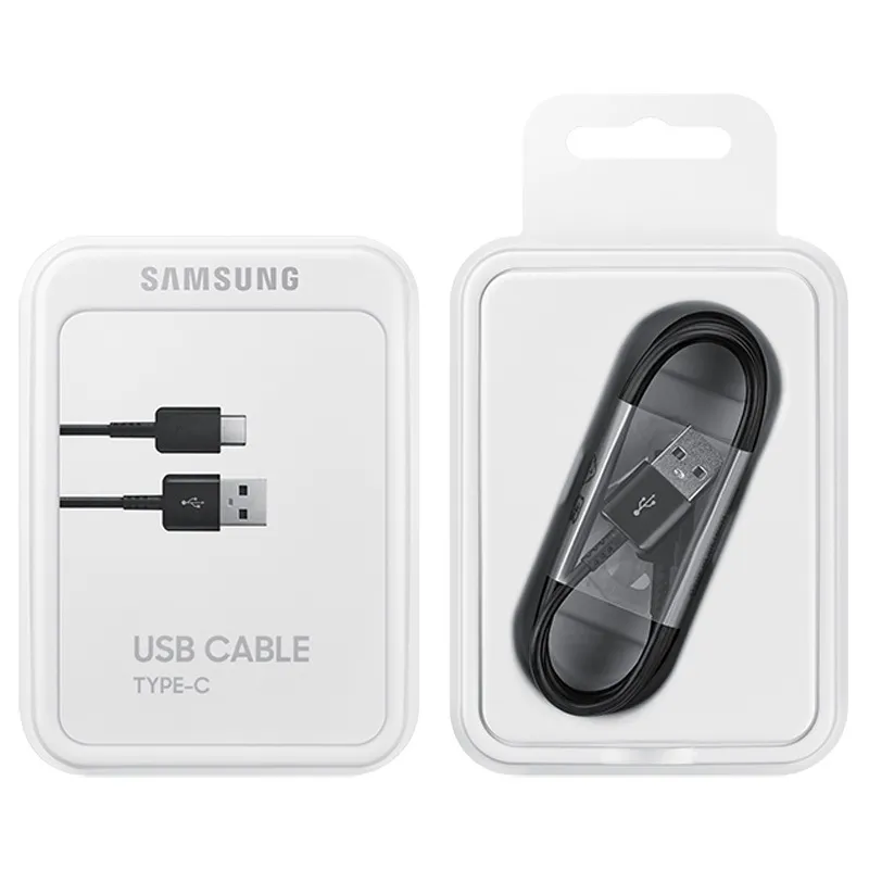 Data кабел  USB-A to USB-C Cable Samsung, 25W, 3A, 1,5m - Черен, EP-DG930IBEGWW