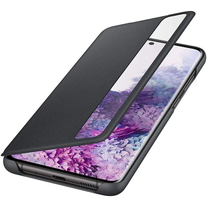 Оригинален Калъф за Samsung S20 Plus, Clear View, EF-ZG985CBE, Черен