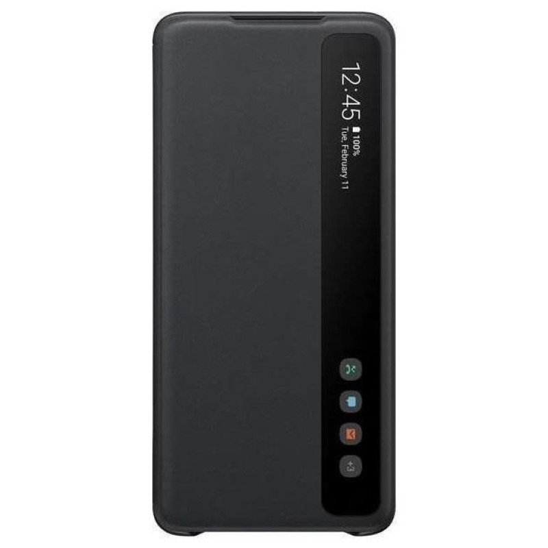 Оригинален Калъф за SAMSUNG S20 Plus, Clear View, EF-ZG985CBE, Черен - Samsung Galaxy S20+ | Phoneplay.bg