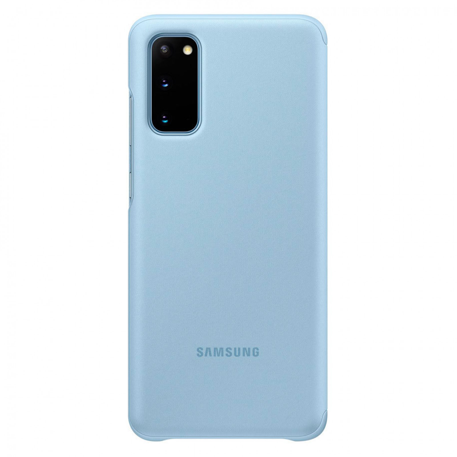 Оригинален калъф Samsung  Clear View за Galaxy Galaxy S20 - Син, EF-ZG980CLEGEU