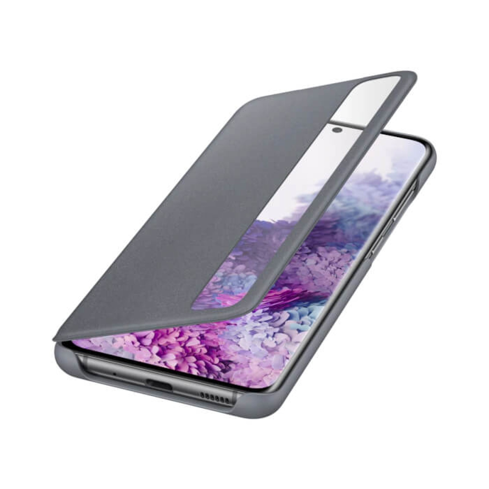 Оригинален Калъф за SAMSUNG S20 Plus, Clear View, EF-ZG985CJ, Сив - Samsung Galaxy S20+ | Phoneplay.bg