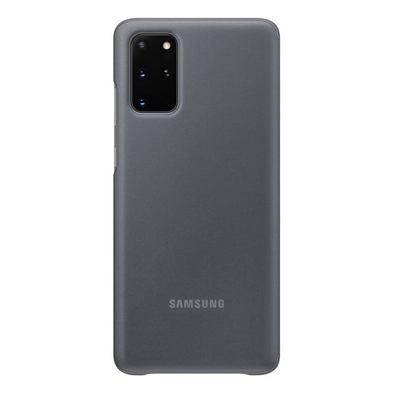 Оригинален Калъф за SAMSUNG S20 Plus, Clear View, EF-ZG985CJ, Сив - Samsung Galaxy S20+ | Phoneplay.bg