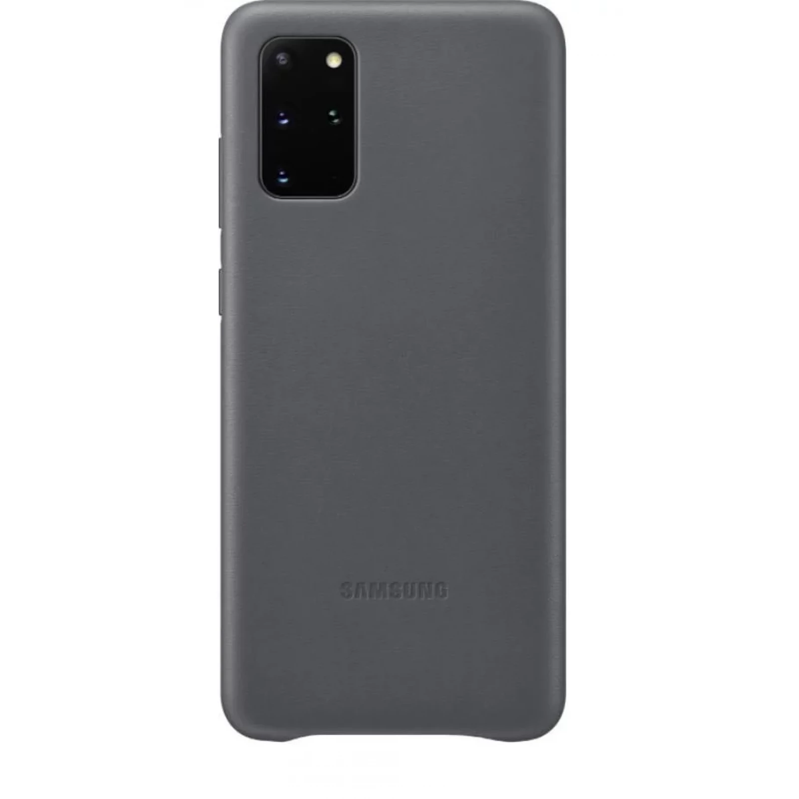 Оригинален гръб Samsung Leather Cover за Samsung Galaxy S20 Plus - Сив, EF-VG985LJE