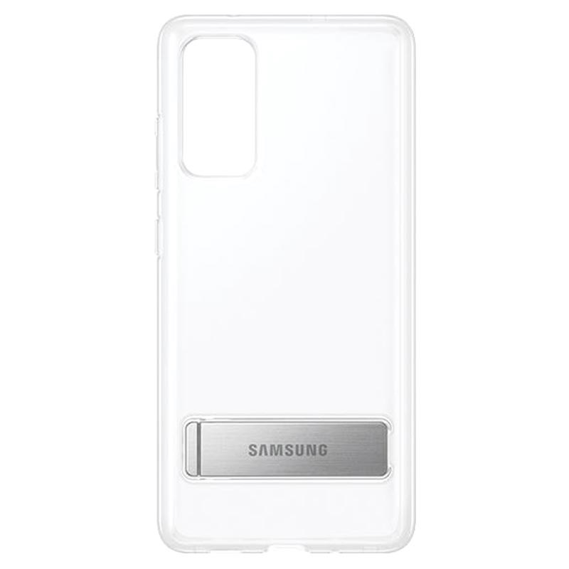 Оригинален гръб Samsung Clear Standing Cover за Galaxy S20 FE - Прозрачен, EF-JG780CTE