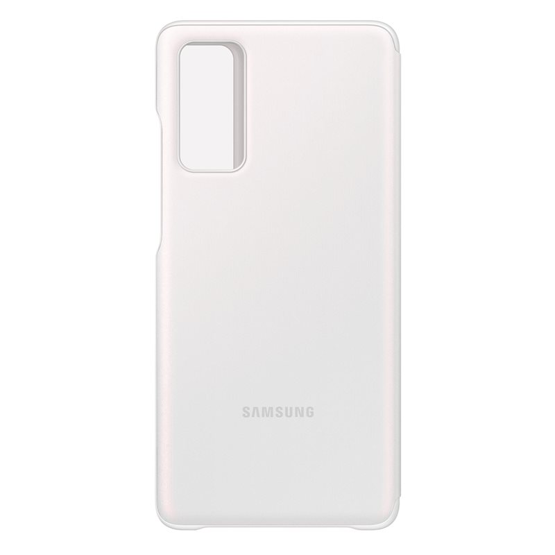 Оригинален Калъф Samsung Clear View Cover за Galaxy S20 FE - Бял, EF-ZG780CWE