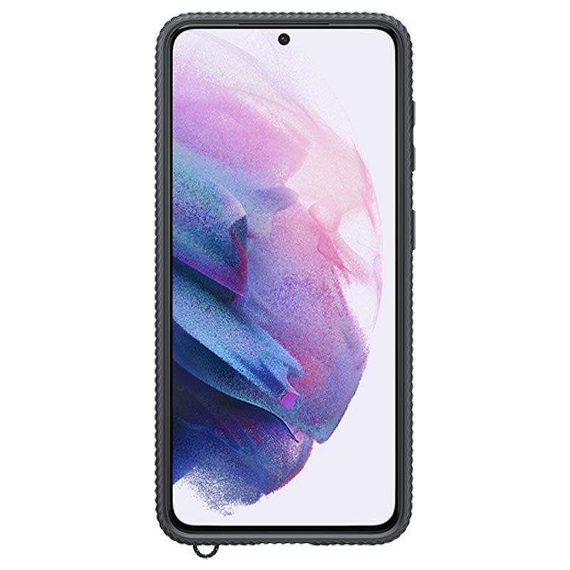 Оригинален гръб Samsung Clear Protective Cover за Galaxy S21 Plus - Черен, EF-GG996CBE