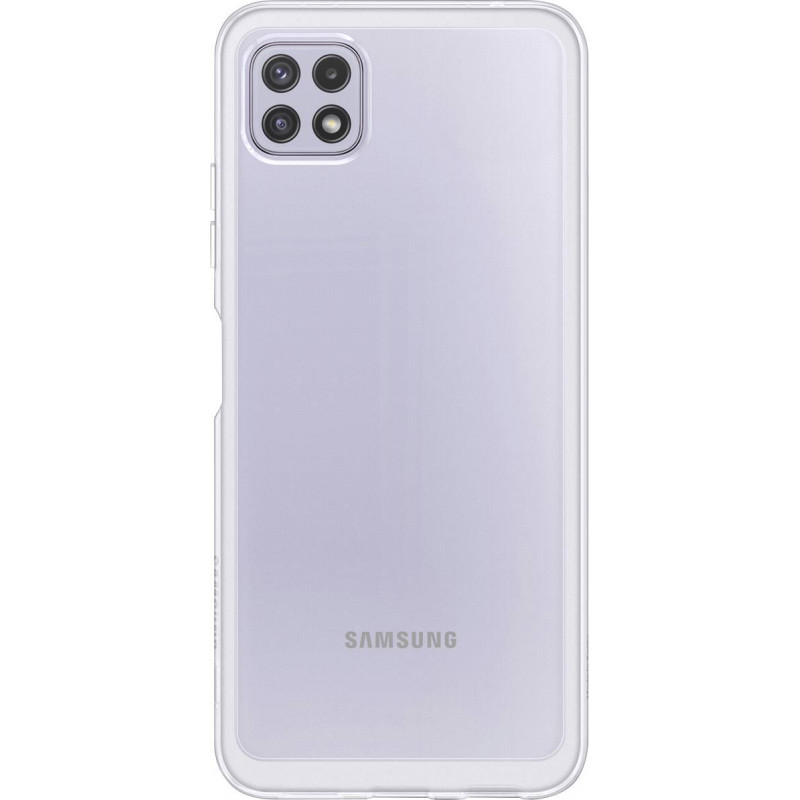 Оригинален гръб Samsung Soft Clear Cover за Galaxy A22 5G - Прозрачен, EF-QA226TTE