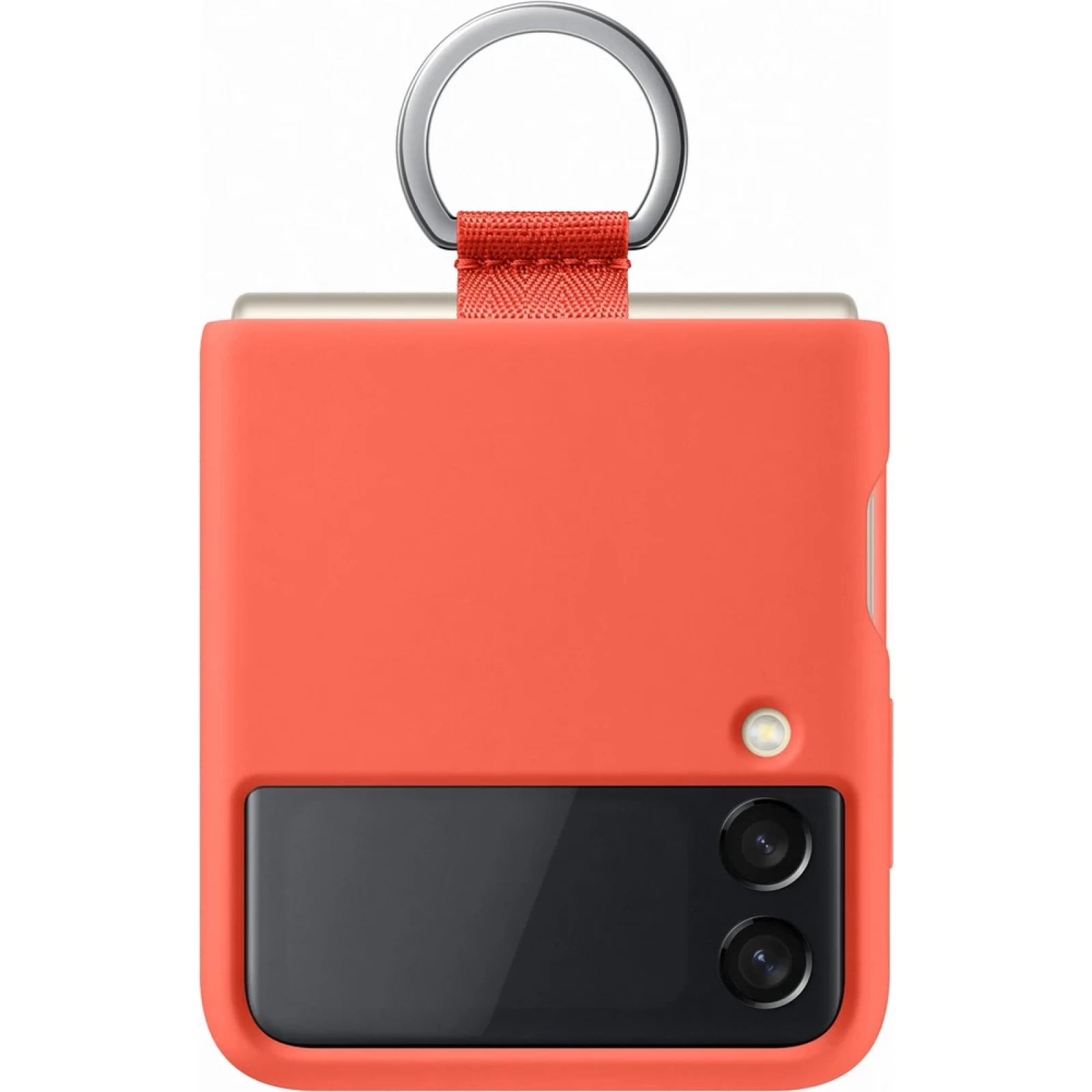 Оригинален гръб Samsung Silicone Cover за Galaxy Z Flip 3 - Coral, EF-PF711TPE - Samsung Galaxy Z Flip 3 | Phoneplay.bg
