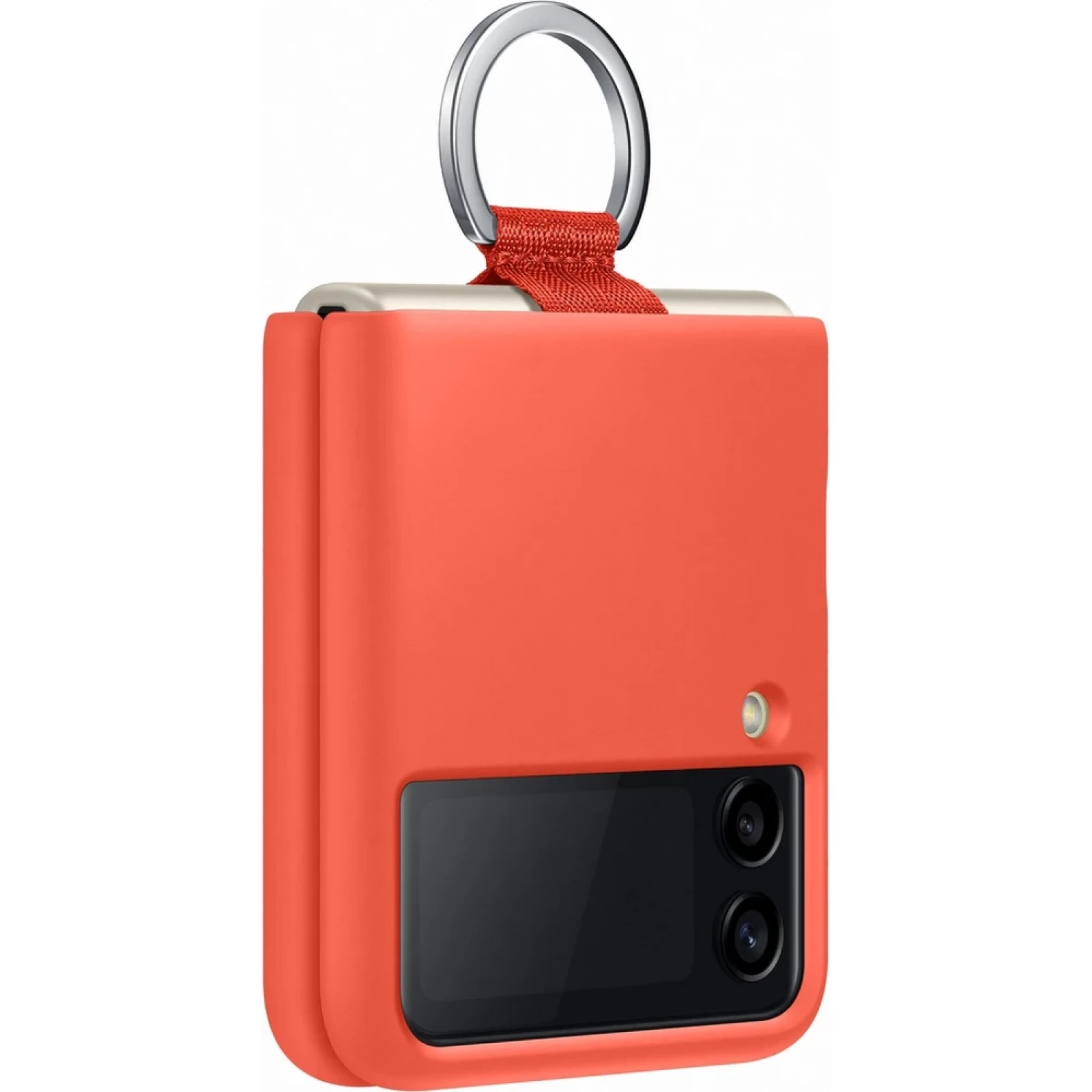 Оригинален гръб Samsung Silicone Cover за Galaxy Z Flip 3 - Coral, EF-PF711TPE - Samsung Galaxy Z Flip 3 | Phoneplay.bg