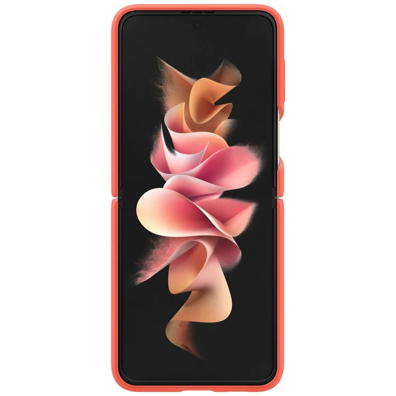 Оригинален гръб Samsung Silicone Cover за Galaxy Z Flip 3 - Coral, EF-PF711TPE - Samsung Galaxy Z Flip 3 | Phoneplay.bg