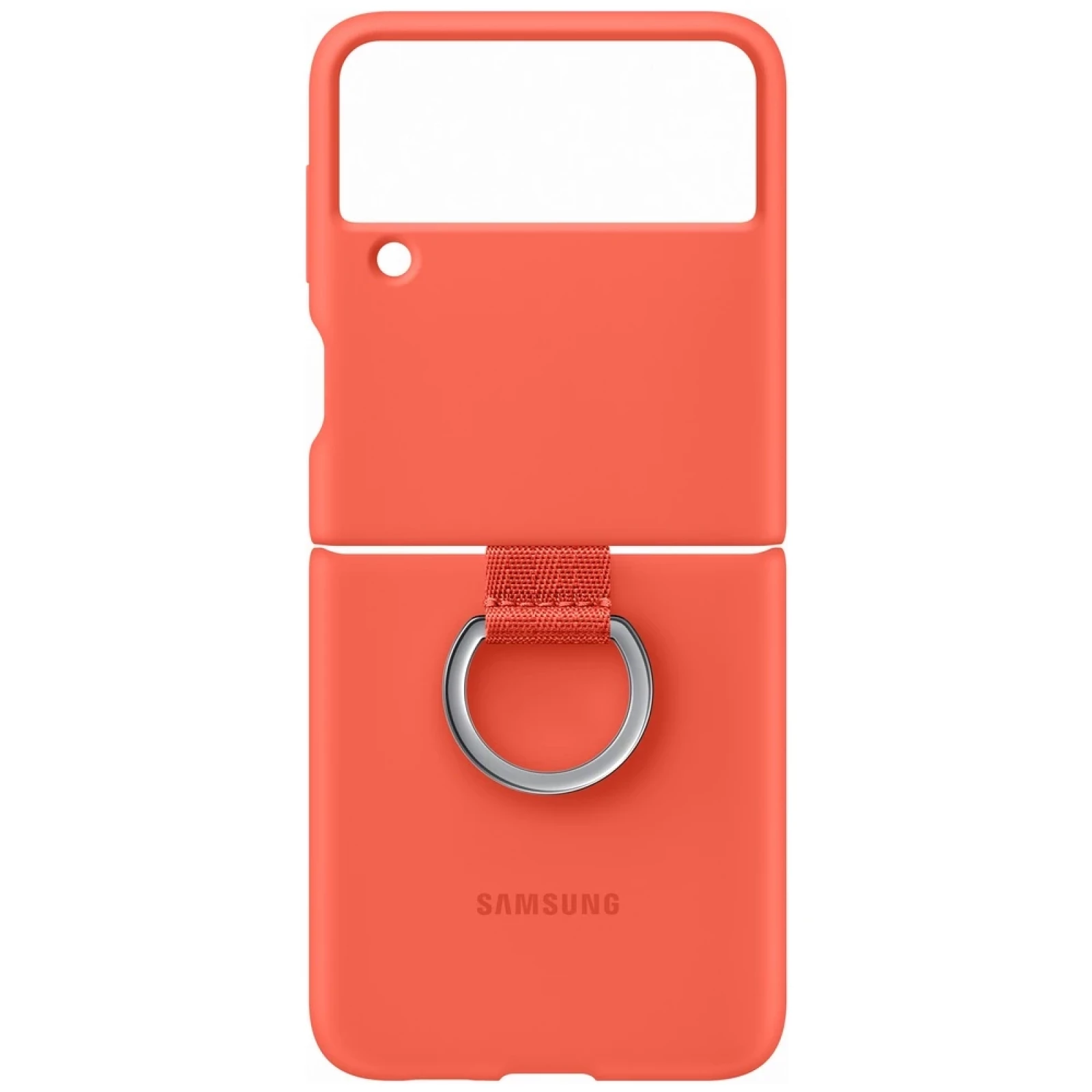 Оригинален гръб Samsung Silicone Cover за Galaxy Z Flip 3 - Coral, EF-PF711TPE - Samsung Galaxy Z Flip 3 | Phoneplay.bg