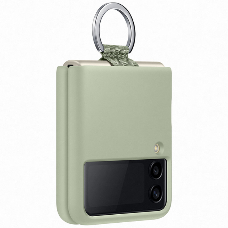 Оригинален гръб Samsung Silicone Cover за Galaxy Z Flip 3 - Зелен, EF-PF711TME - Samsung Galaxy Z Flip 3 | Phoneplay.bg