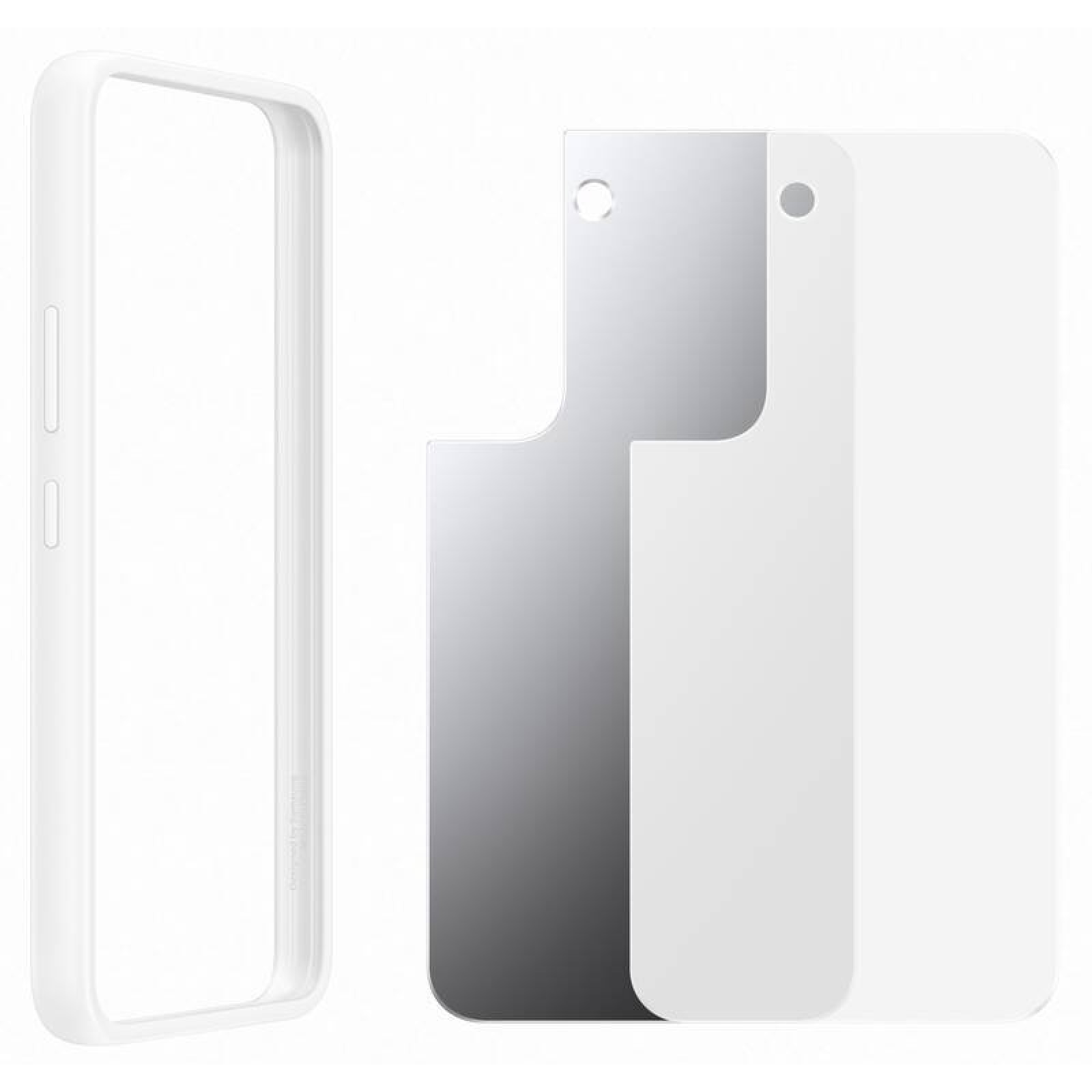 Оригинален гръб Samsung Frame Cover за Galaxy S22 Plus - Бял, EF-MS906CWE