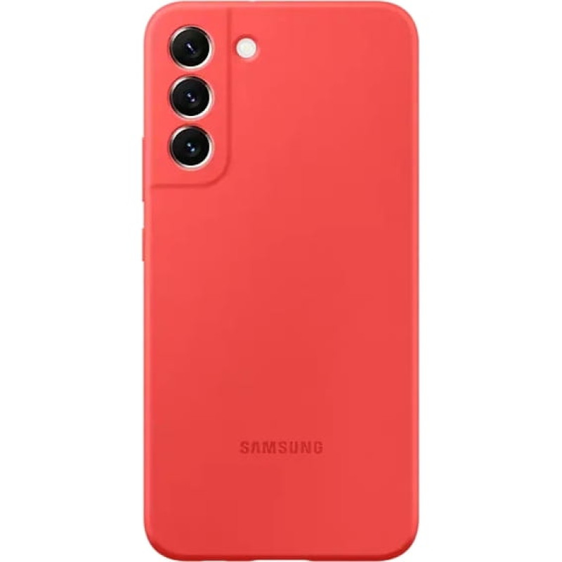 Оригинален гръб Samsung за Galaxy S22 Plus, Silicone Cover, Coral, EF-PS906TPE