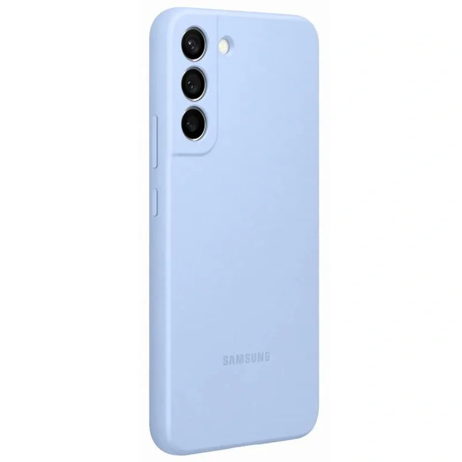Оригинален гръб Samsung за Galaxy S22 Plus, Silicone Cover, Sky Blue, EF-PS906TLE