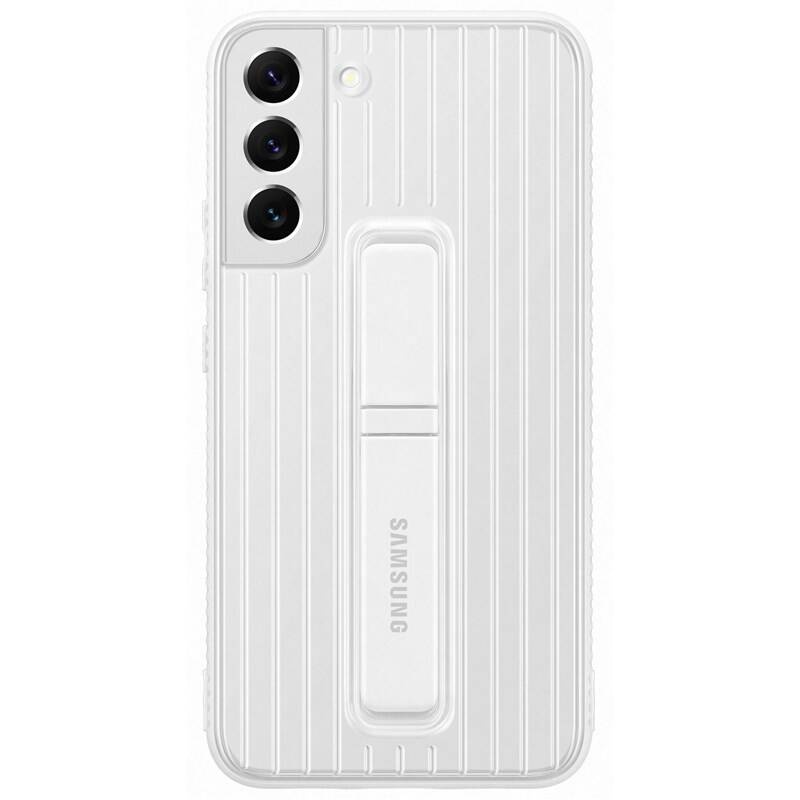 Оригинален гръб Samsung за Galaxy S22 Plus, Protective Standing Cover, Бял, EF-RS906CWE