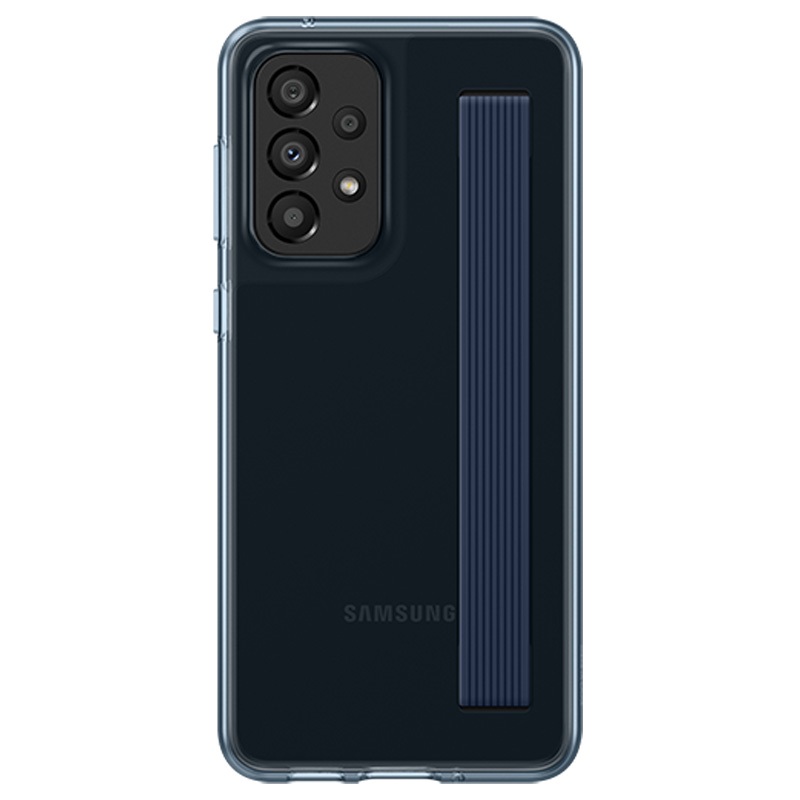 Оригинален Гръб Samsung Slim Strap Cover за Galaxy A33 5G - Черен, EF-XA336CBE