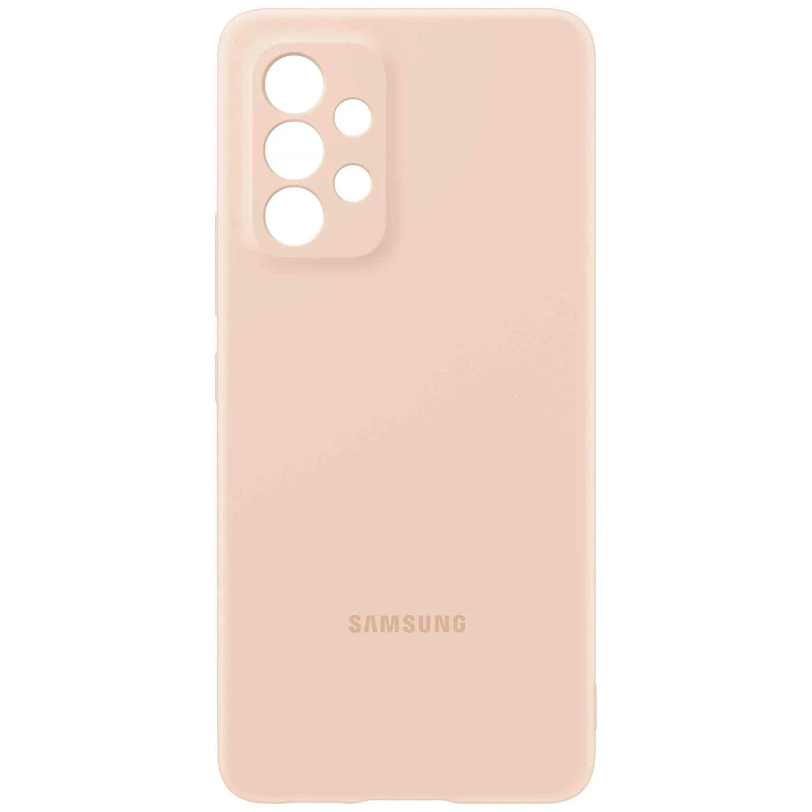 Оригинален гръб Samsung Silicone Cover за Samsung Galaxy A53 5G - Peach EF-PA536TPE