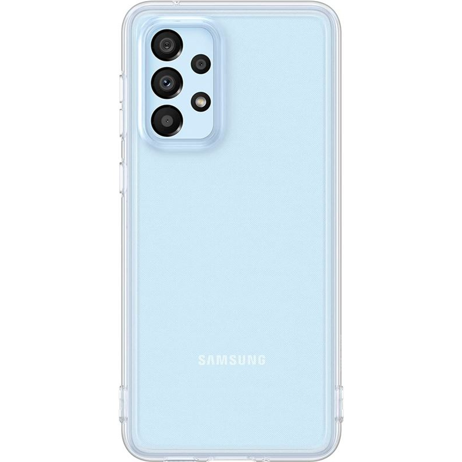 Оригинален гръб Samsung Soft Clear Cover за Galaxy A33 5G - Прозрачен, EF-QA336TTE