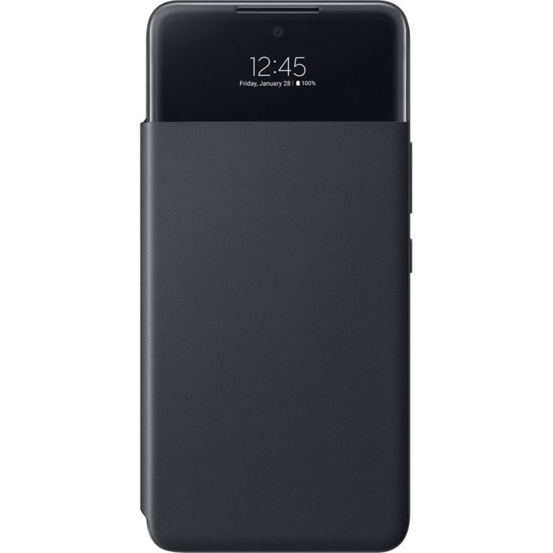 Оригинален калъф Samsung S-View Case за Galaxy A53 5G  - Черен, EF-EA536PBE
