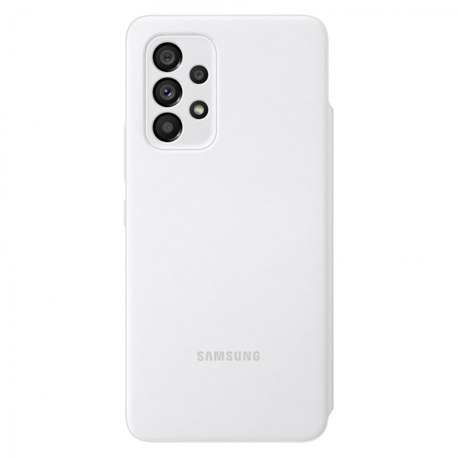 Оригинален калъф Samsung S-View Case за Samsung Galaxy A53 5G - Бял, EF-EA536PWE