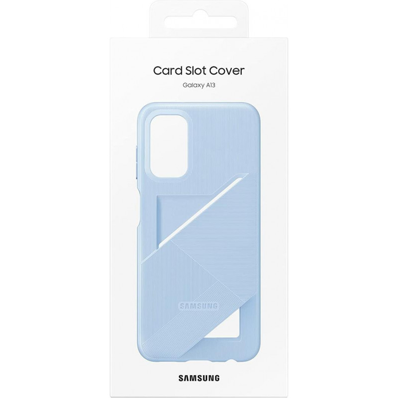 Оригинален гръб Samsung Card Slot Cover за Samsung Galaxy A13 - Син EF-OA135TLE