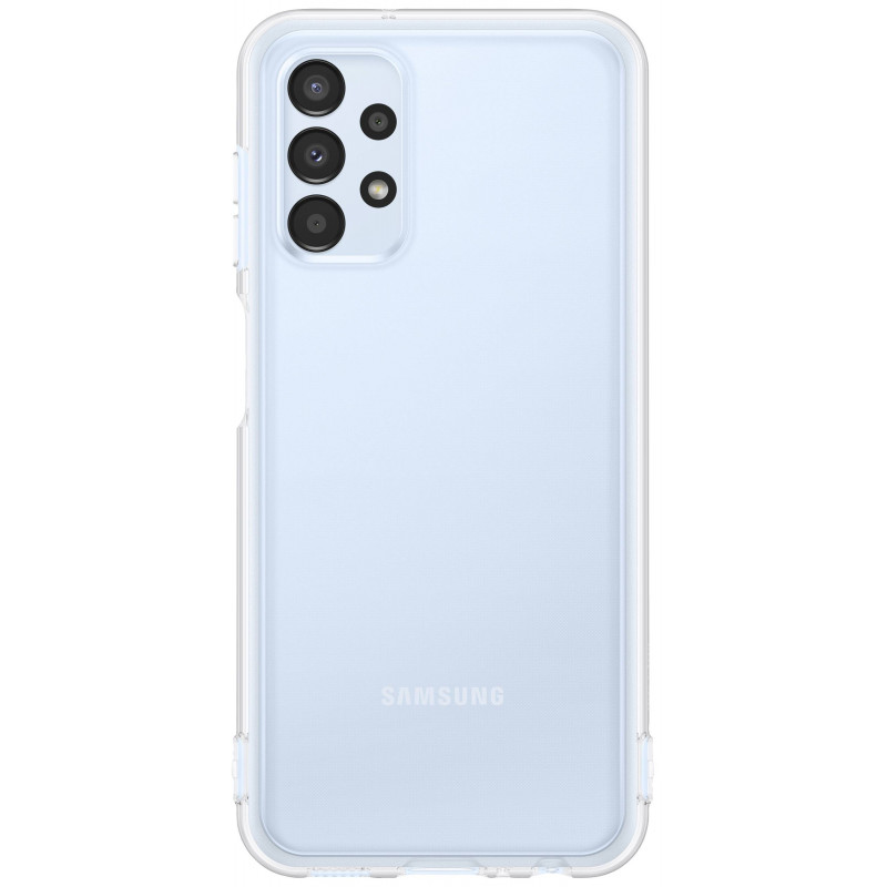 Оригинален гръб Samsung Soft Clear Cover за Galaxy A13 4G - Прозрачен, EF-QA135TTE