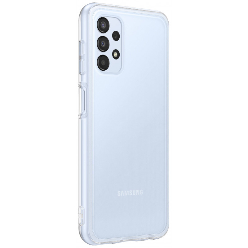 Оригинален гръб Samsung Soft Clear Cover за Galaxy A13 4G - Прозрачен, EF-QA135TTE