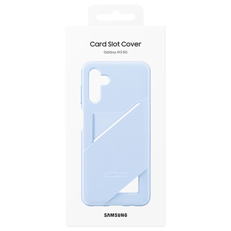Оригинален гръб Samsung Card Slot Cover за Samsung Galaxy A13 5G - Син EF-OA136TLE