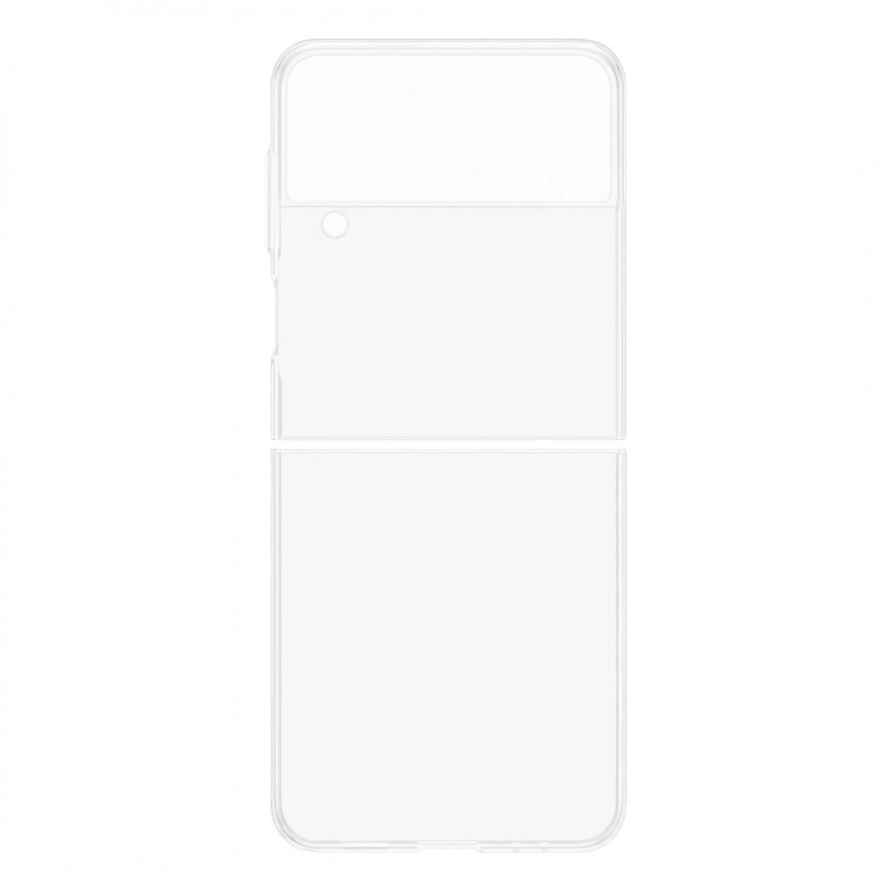 Оригинален гръб Samsung Slim Cover за Galaxy Z Flip 4 - Прозрачен, EF-QF721CTE