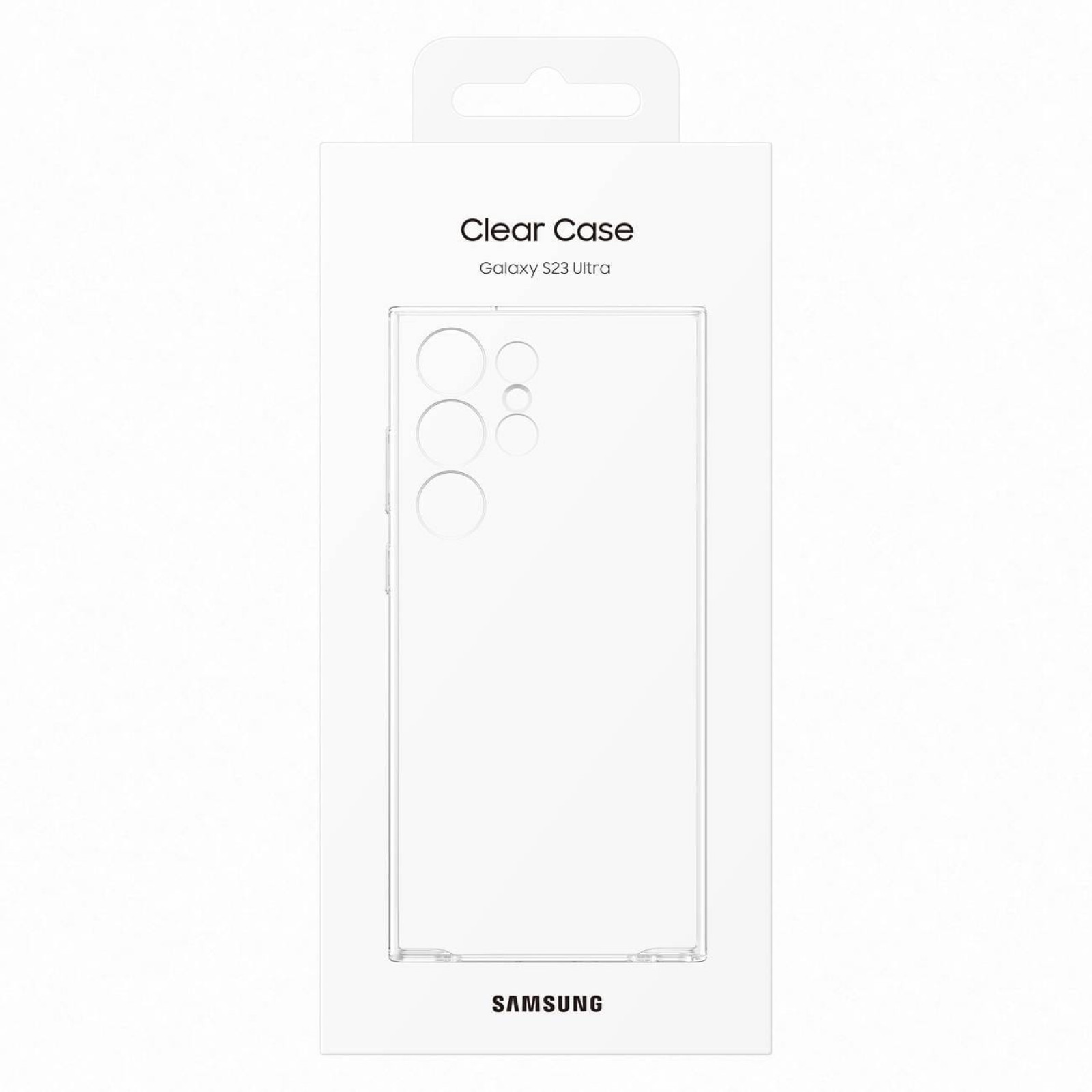 Оригинален гръб Samsung Clear Cover  за Samsung Galaxy S23 Ultra - Прозрачен, EF-QS918CTE