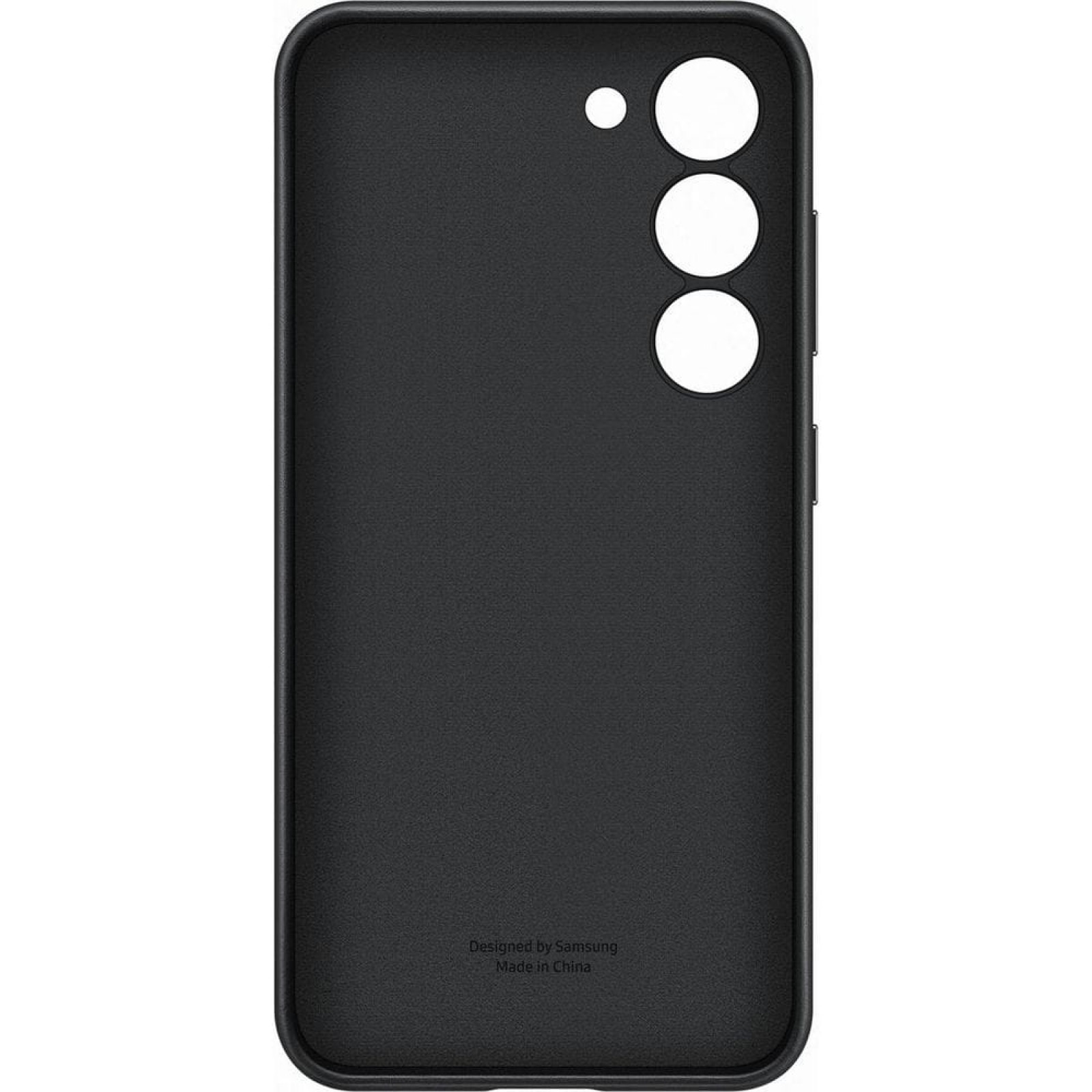 Оригинален гръб Samsung Leather Cover за Galaxy S23 Plus - Черен, EF-VS916LBE