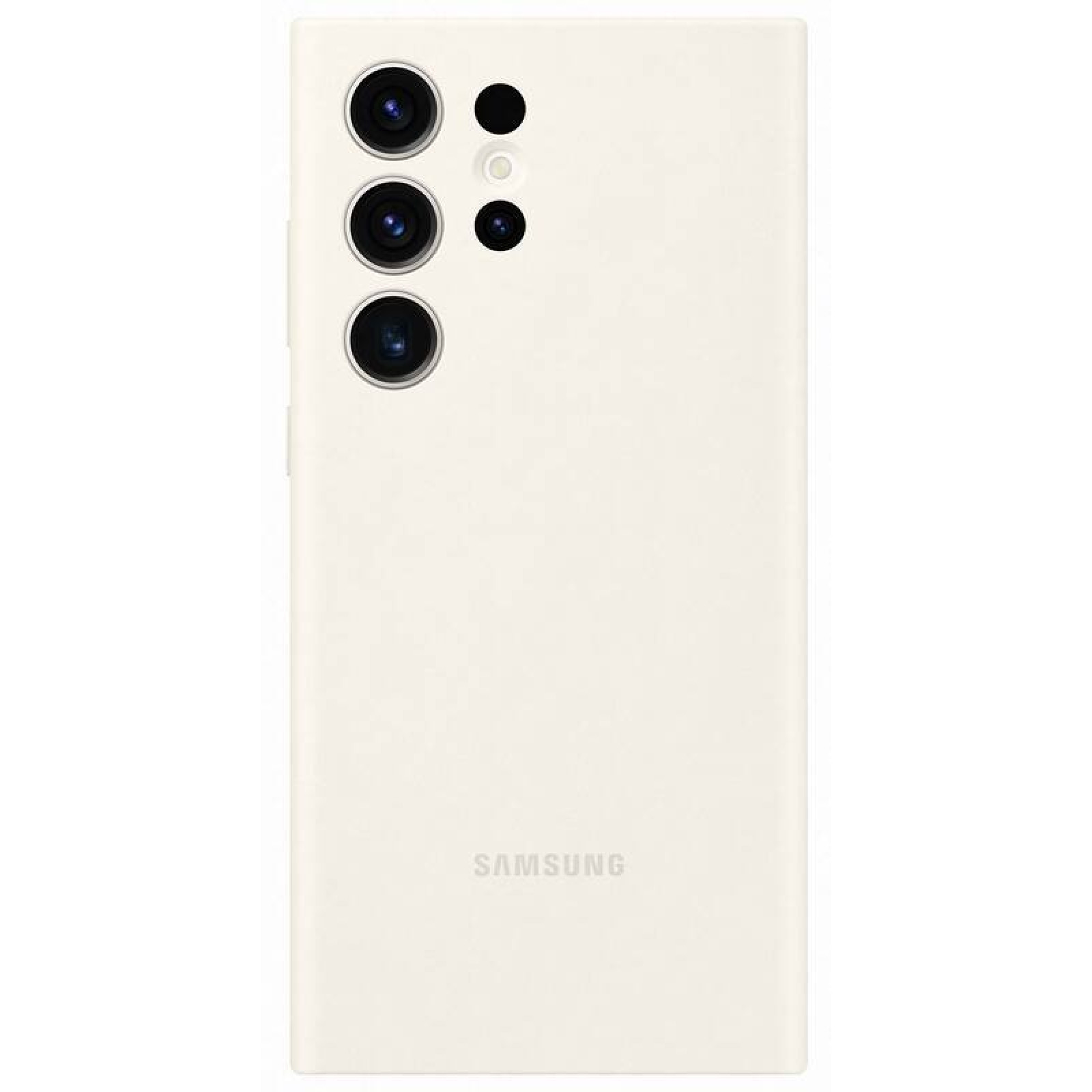 Оригинален гръб Samsung Silicone Cover за Galaxy S23 Ultra  - Cotton, EF-PS918TUE