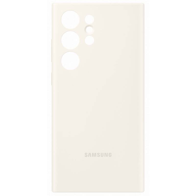 Оригинален гръб Samsung Silicone Cover за Galaxy S23 Ultra  - Cotton, EF-PS918TUE