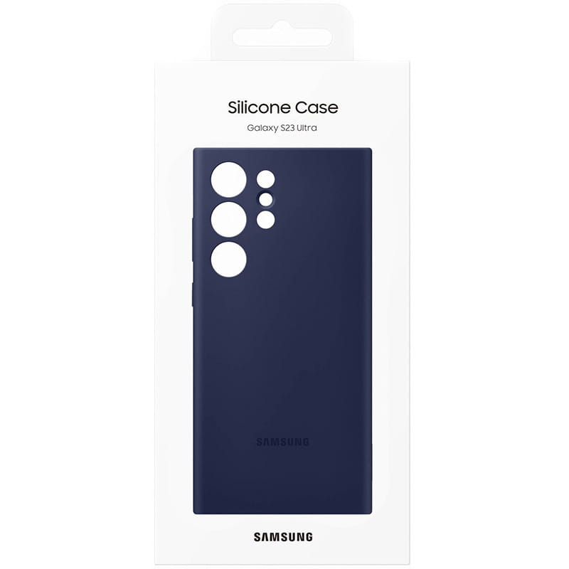 Оригинален гръб  Samsung Silicone Cover за Samsung Galaxy S23 Ultra - Син, EF-PS918TNE