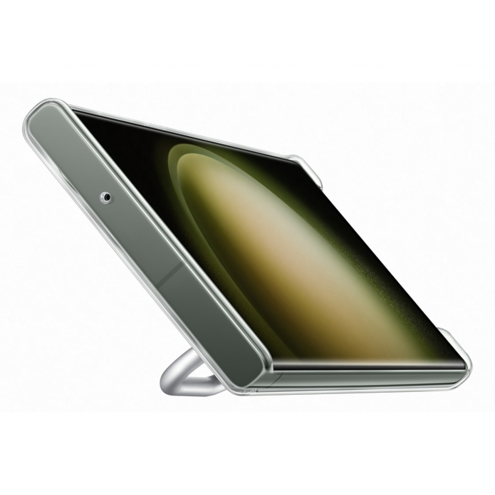Оригинален гръб Samsung Clear Standing Cover за Galaxy S23 Ultra - Прозрачен, EF-XS918CTE