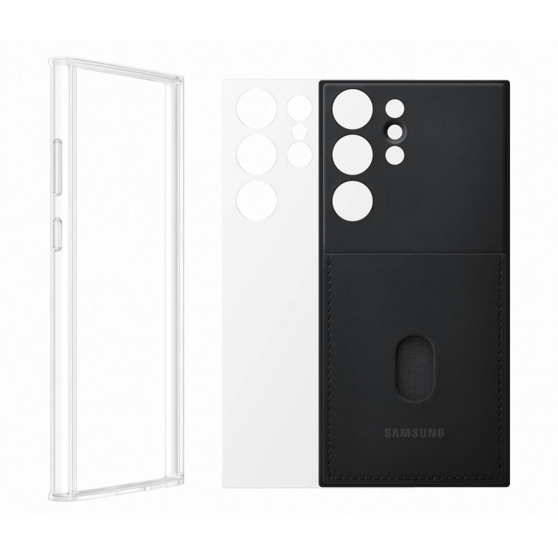 Оригинален гръб Samsung Frame Cover за Galaxy S23 Ultra - Черен, EF-MS918CBE